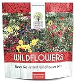 photo: You can buy Deer Resistant Wildflower Seed Mixture - Bulk 1 Ounce Packet - Over 15,000 Deer Tolerant Seeds - Open Pollinated and Non GMO online, best price $7.97 new 2024-2023 bestseller, review