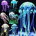 photo Uniclife 6 Pcs Glowing Jellyfish Ornament Decoration for Aquarium Fish Tank 2022-2021