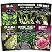 photo Survival Garden Seeds - Asian Vegetable Collection Seed Vault for Planting - Thai Basil, Napa Cabbage, Canton Pak Choi, Chinese Celery, Green Onions, Watermelon Radish - Non-GMO Heirloom Varieties 2024-2023