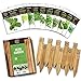 photo Herb Garden Seeds for Planting - 10 Culinary Herb Seed Packets Kit, Non GMO Heirloom Seeds, Plant Markers, Wood Gift Box - Home Gardening Gifts for Gardeners 2024-2023
