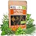 photo 14 Culinary Herb Seeds Pack - Heirloom and Non GMO, Grown in USA - Indoor or Outdoor Garden - Basil, Parsley, Dill, Cilantro, Rosemary, Mint, Thyme, Oregano, Tarragon, Chives, Sage & More 2024-2023