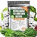 photo Heirloom Non-GMO Lettuce and Greens Seeds Variety Pack for Outdoor and Indoor Gardening & Hydroponics, 5000+ Seeds - Kale, Butter, Oak, Spinach, Romaine Bibb & More 2022-2021